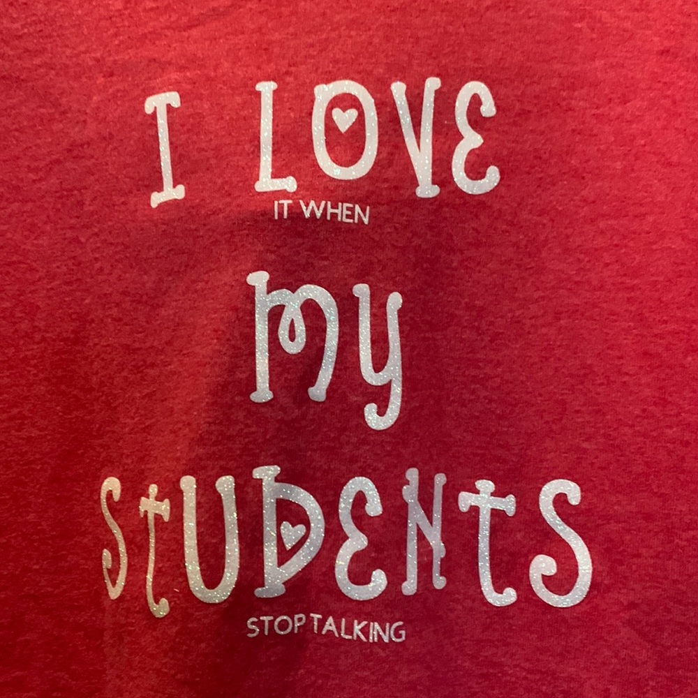 I love it when my students stop talking short